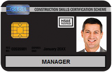 black card cscs